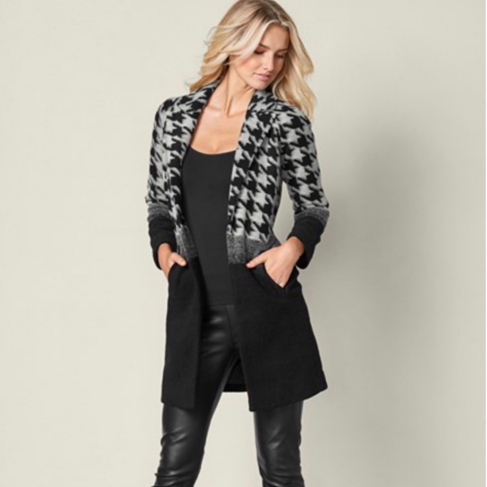 Venus | Houndstooth Ombre OverCoat